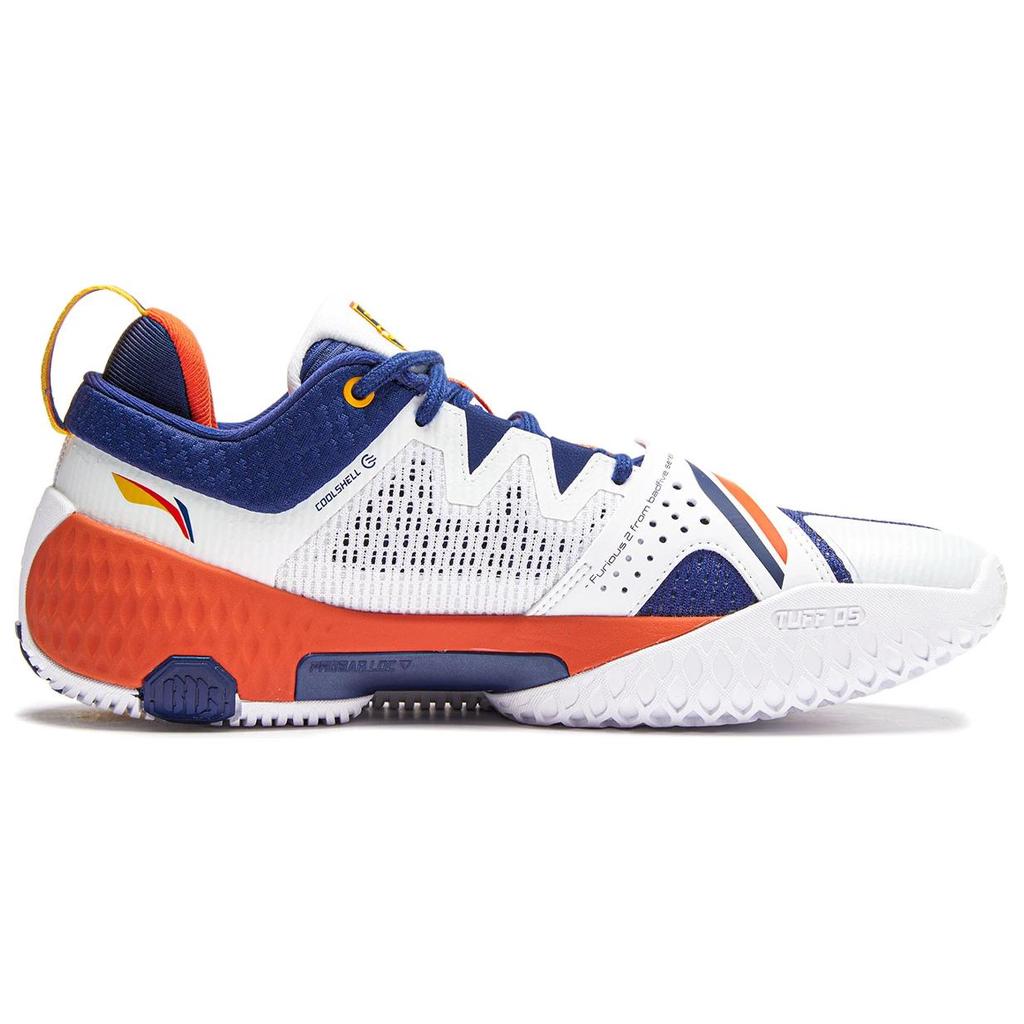 Li Ning Fury 2 Cushioning Technology Shock Absorption Durable Support Lightweight Rebound Low Top Basketball Shoes Men sneaker ABFU011-1