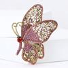 Luxury Rhinestone Butterfly Brooches for Women Unisex Pearl Insect Pins Event Party Gift Backpack Decoration Clothes Accessories