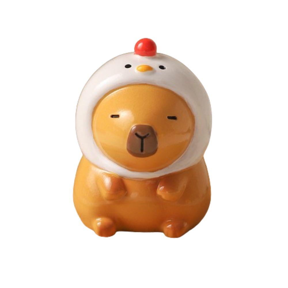 Djur Kapybara Figur Leksaker Modell Simulering Kapybara Djur Figurer Tecknad Figur Kapybara Modell