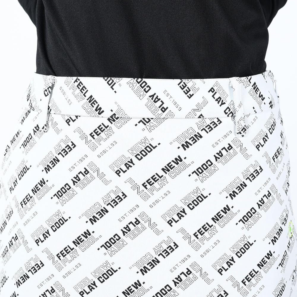 Skirt Golf M [Pin Apparel] Women's (Bias Pattern, All-Directional Stretch) / / 622-3134306 030_White