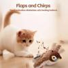 Electronic Interactive Flying Bird Cat Toy Flapping Wings,Sparrow Flapping Toy