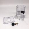 1 pièce Couvercle de défonceuse Couvercle de défonceuse Base transparente en plastique Assemblage de protection avec poignée rotative Pour machine à défoncer 3701 3703