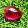 13.90 Ct Heated Ceylon Red Ruby Pear Cut Faceted Loose Gemstone