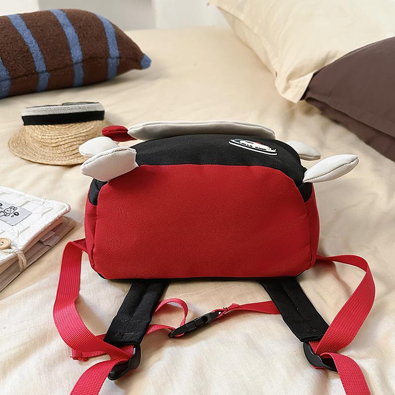 Kindergarten Schoolbag 1-3-5 Years Old Boys And Girls Anti-lost Children Small Backpack Color Contrast Backpack