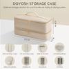 Double-Layer Hair Dryer Case Portable Hair Dryer Storage Bag for Shark Flexstyle/Dyson Airwrap