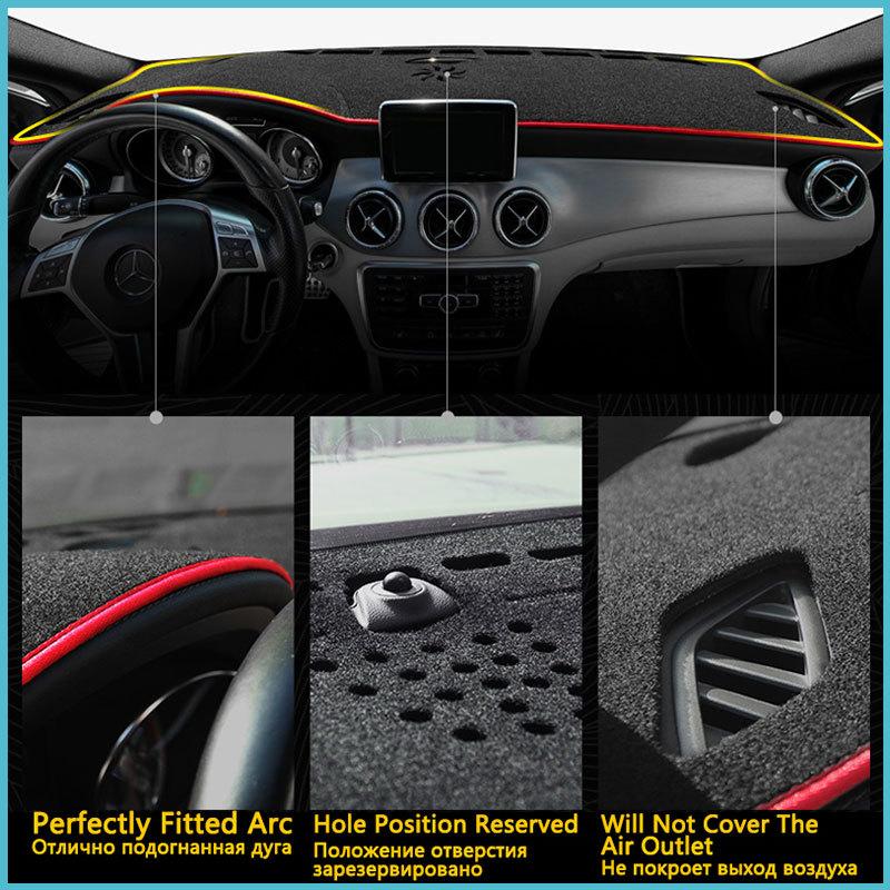 Dashboard Mat For VW Passat Volkswagen B8 2015- 2016 2017 2018 Cover Protective Avoid Light Carpet Car-Stickers-Accessories