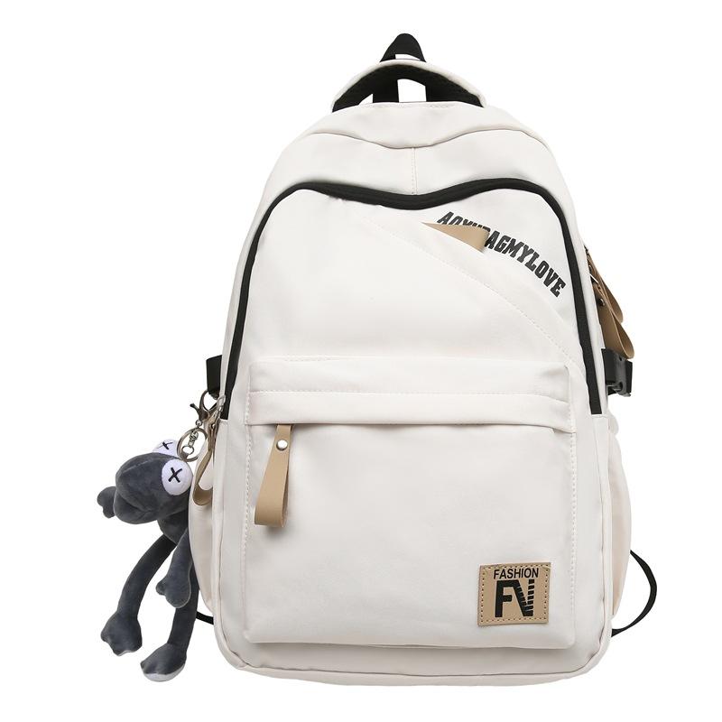 

Simple and Casual Backpacks for Girls, Lightweight and Load-reducing Backpacks for Men With pendant