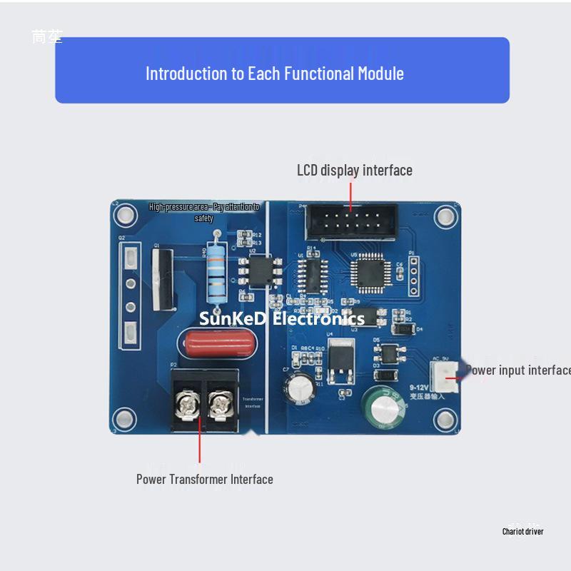 220V DIY Transformer Spot Welder Control Board Kit for Microwave Oven & Lithium Battery Repair