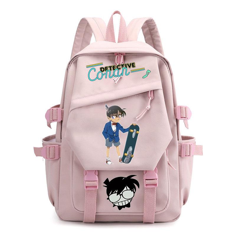 Anime Conan schoolbag children's backpack primary school bag male and female junior high school students college students campus backpack