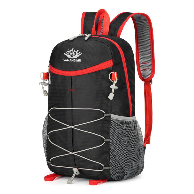 Schoolbag Outdoor Backpack New Foldable Bag Portable Men's and Women's Backpack Sports Large Capacity Travel Hiking Backpack