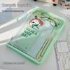 A4 Pastel Zipper Clipboard & File Bag with Handle - Large Capacity Office Tote