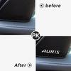 AACT1 Car Styling 4/10pcs 3D Aluminum Speaker Stereo Speaker Badge Emblem Sticker for Toyota Auris 2007 2008 2017 Accessories