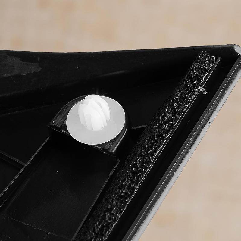601180D111 Front Left Side Rearview Mirror Corner Triangle Molding Cover Trim Fit for Toyota Yaris 2012-2014 Black
