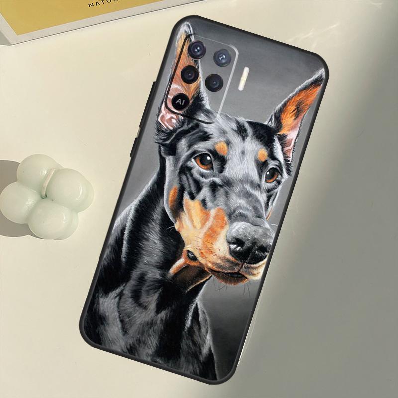 Dachshund Doberman Dog Case For OPPO A15 A74 A54 A94 A52 A72 A31 A53 A53S A5 A9 2020 A3S A5S A83 A91 A93 Cover