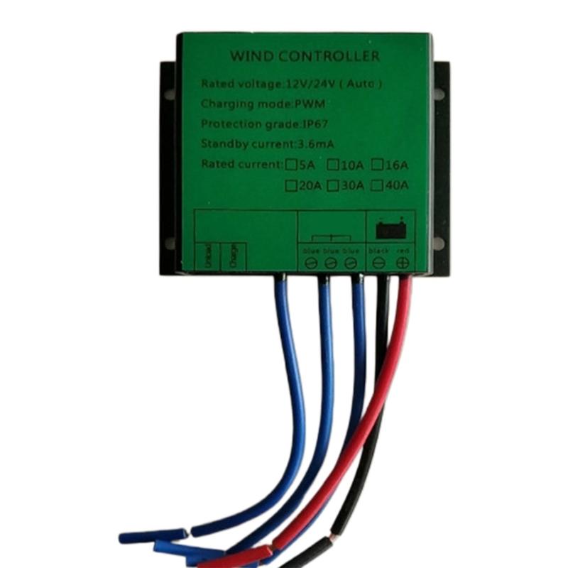 

IP67 Waterproof Low Voltage Controller Regulator with LED Indicators Wind Turbines Generator Controller Easy to Use 1