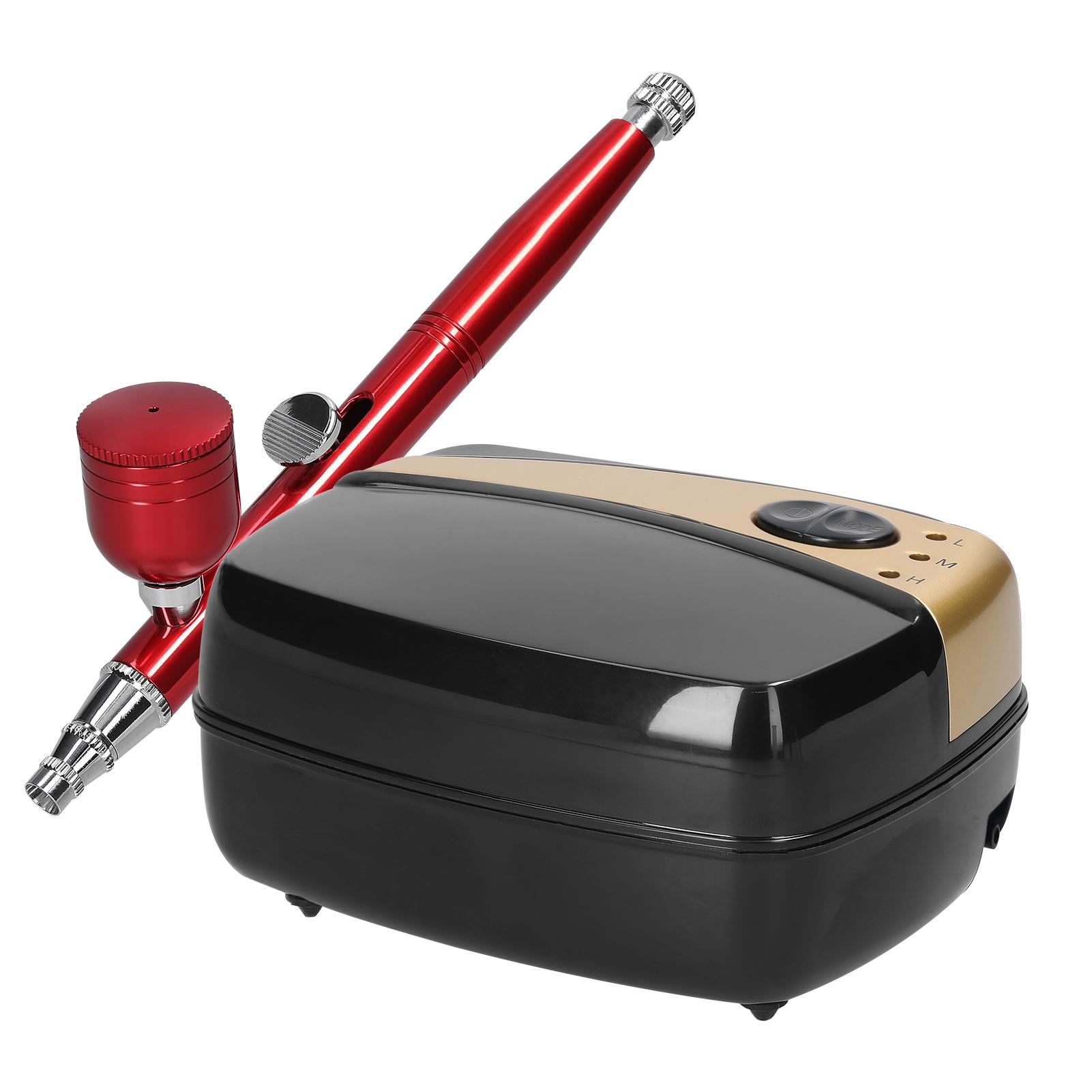 

Многоцелевой профессиональный воздушный компрессор для аэрографа, комплект 18PSI, 3-скоростной насос, ручка-аэрограф EU Plug золотой