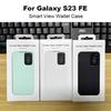 Samsung Official Smart View Wallet Flip Case For Samsung Galaxy S23 FE Smart View Protective Phone Cover
