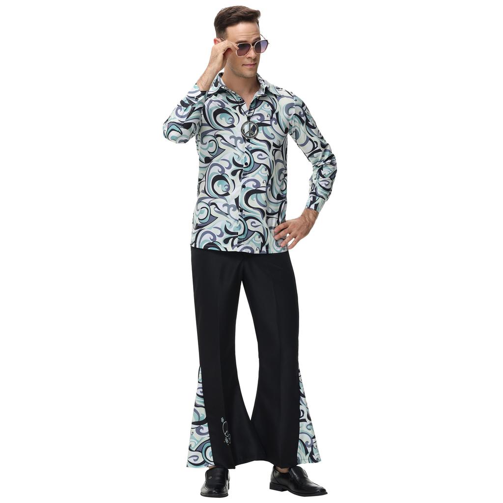 Hip Hop Festival Party Show Clothing Vintage Era Nostalgic Music Festival Orgy Disco Men's Clothing