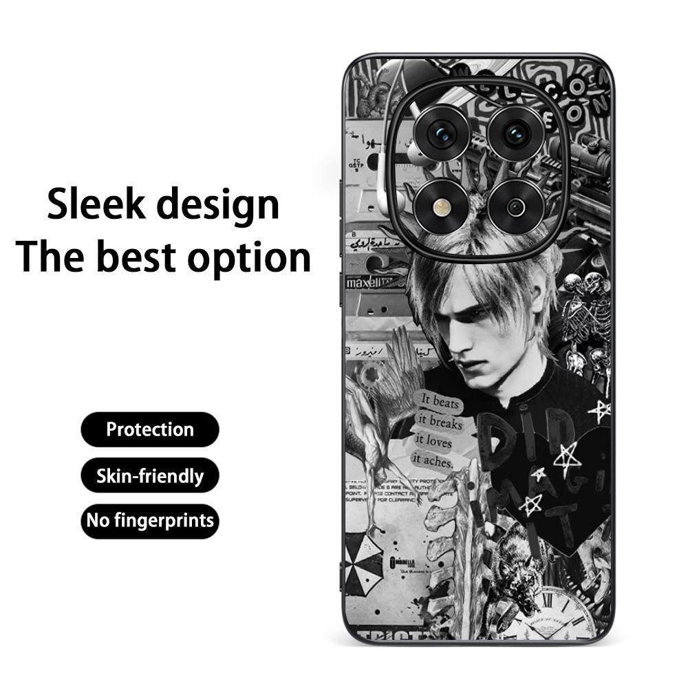 Hot Game Ada Wong Leon Poster Phone Case For Redmi Note 14 13 12 11 Pro Plus S 5G 14C A3 Soft Black Phone Cover