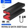 M.2 NVMe SSD Enclosure 10Gbps PCIe SSD Box External Hard Drive Case NGFF SATA SSD Disk Tool Free M.2 SSD Adapter Hard Disk for PC Laptop