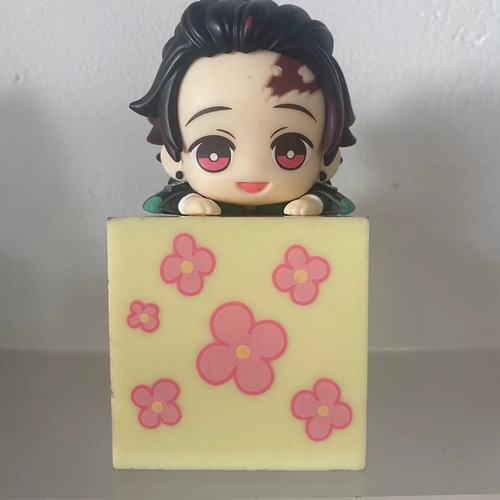 Japanese Bandai Genuine Scale Model Demon Slayer Q Edition Series Model Kamado Tanjirou Nezuko Action Figure Toys