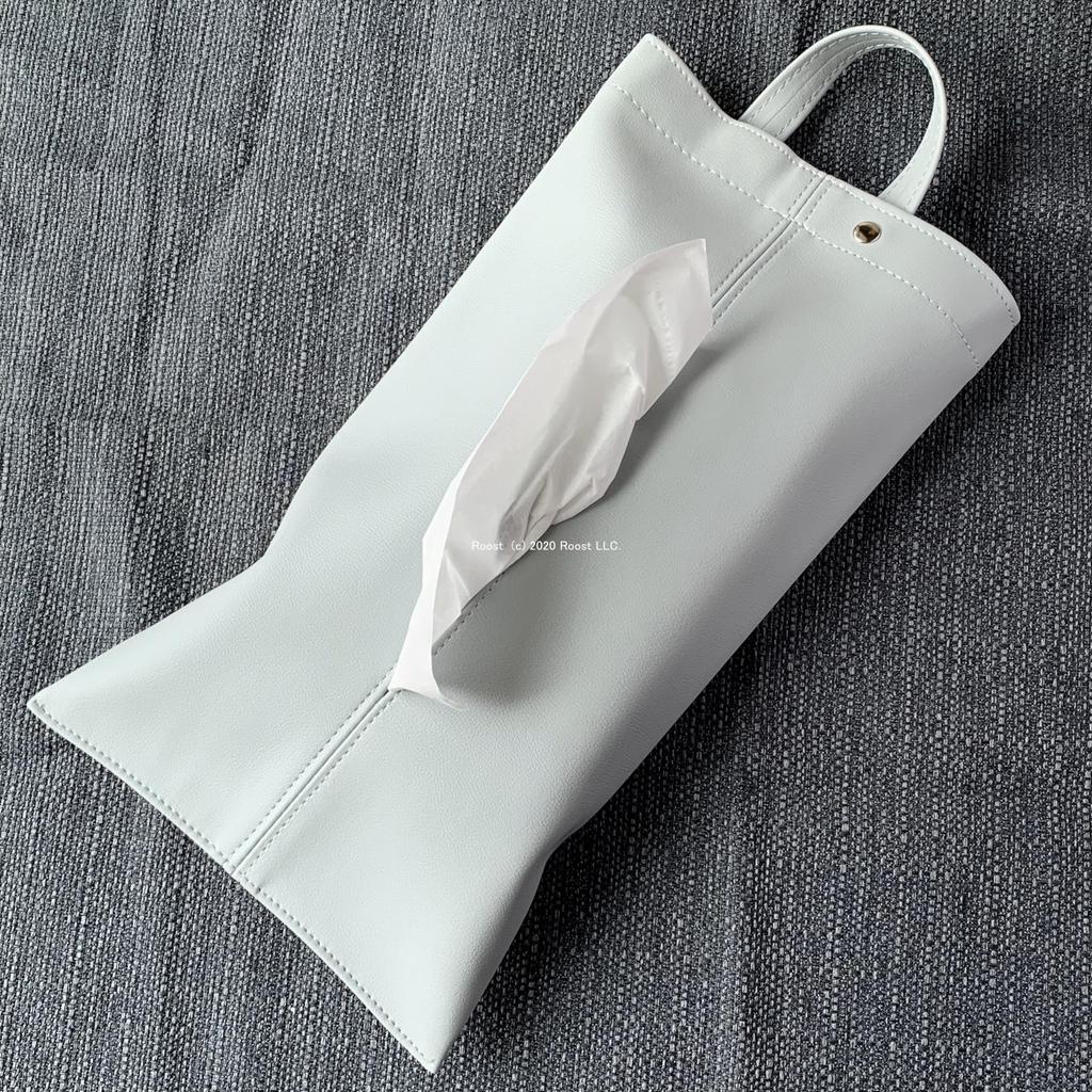 Hanging Tissue Case Stylish Design for Car and Bathrooms Box and Boxless Compatible PU Leather [Domestic Inspection] - Headrests, Kitchens, - -