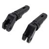 Motorcycle Front Foot Pegs Short Handle Anti Slip Aluminum Alloy Sturdy High Strength Footrest Pegs Pedals For T100