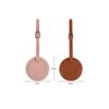 1PCS Pu Leather Luggage Tag Round Women Men Travel Baggage Tags Suitcase Name ID Address Holder Label Hand Bag Tag