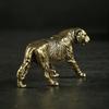 Solid Ornament Fine Workmanship Home Decoration Portable Chinese Zodiac Brass Tiger Ornament for Home