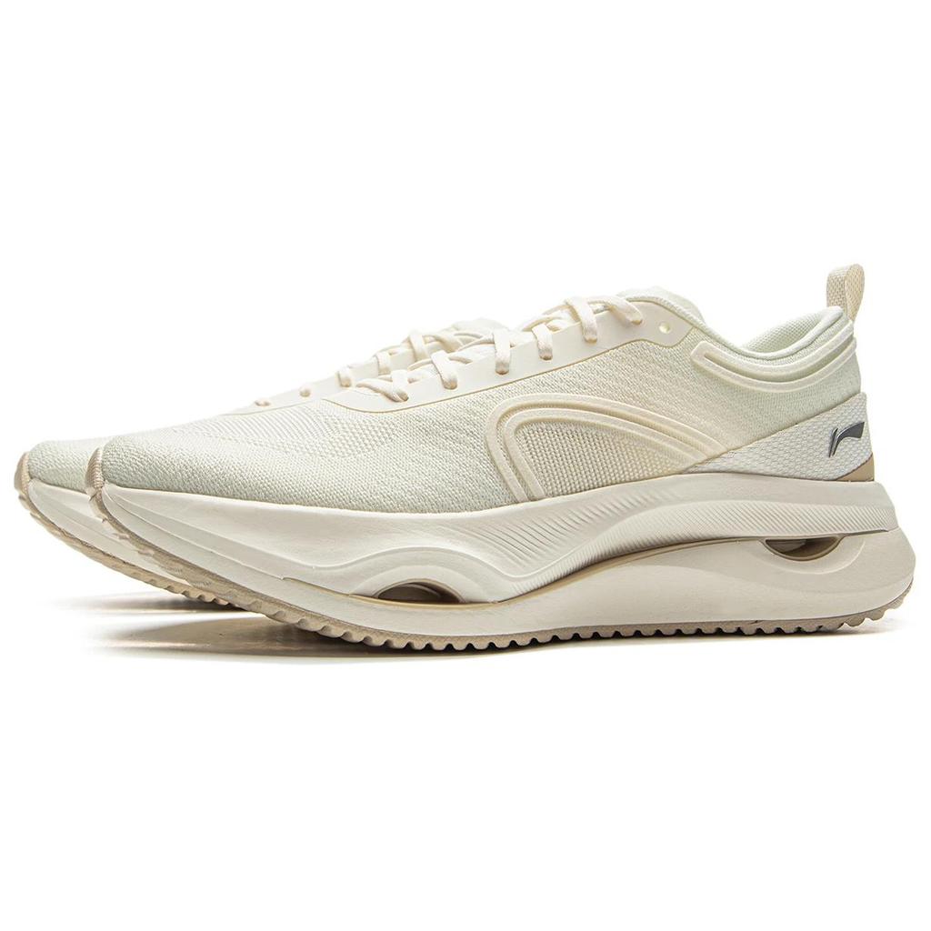 Li Ning Cushioning, Wear Resistant Low Top Casual Running Shoes Women's Ivory ARHV002-24