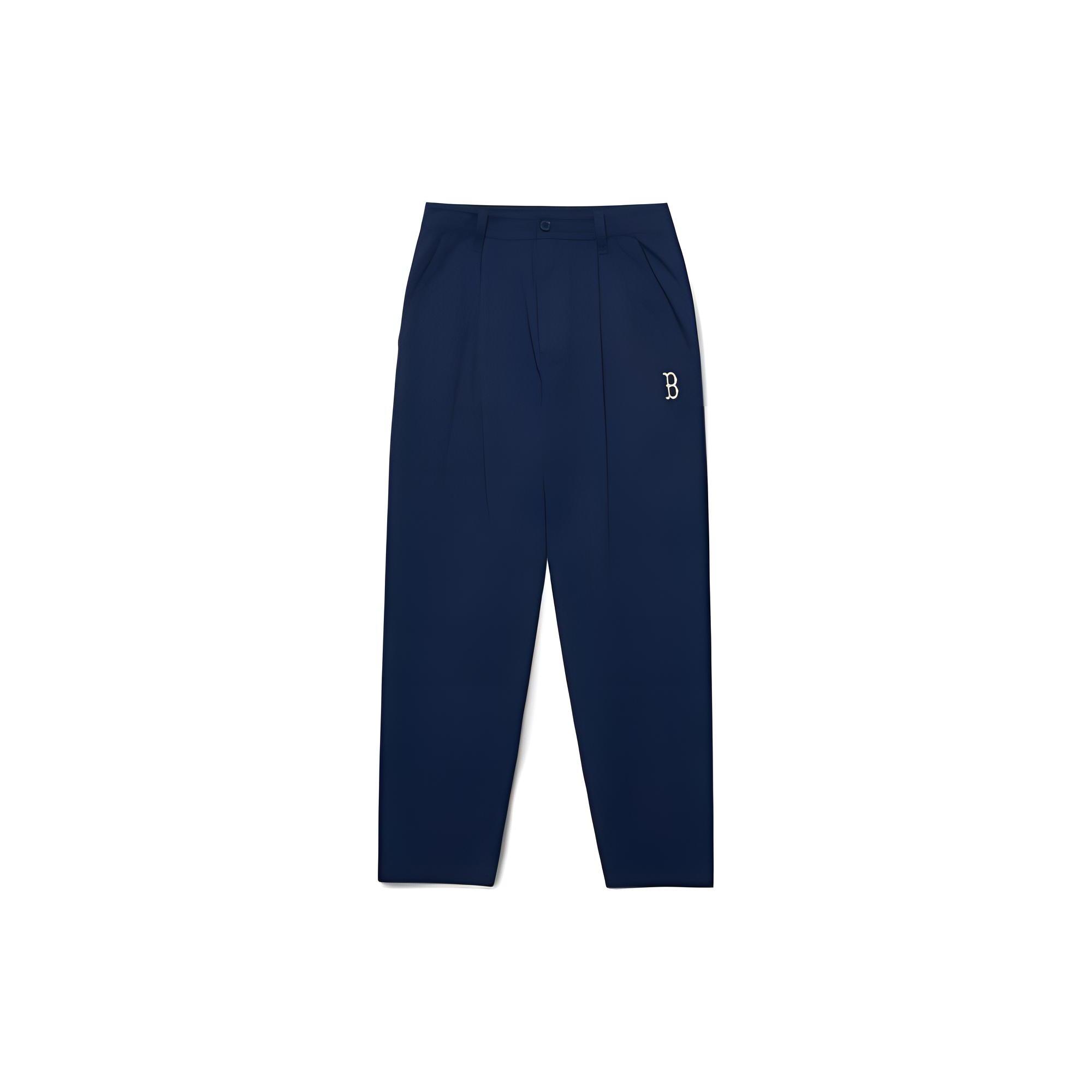 MLB Casual Pants Men s Navy Blue Moderate Straight Fit Pants 3LWPB0131-43NYS L