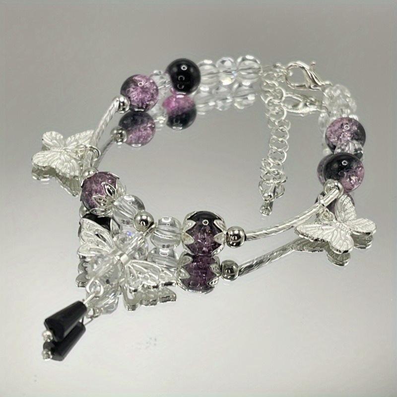 Bursting floral butterfly bracelet new Chinese style super fairy butterfly bracelet with a light luxury, sophistication, and sweet style