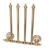 Swivel Towel Bar Antique Brass Towel Rack Rotated Towel Hanger Holder for Bathroom Four Rods