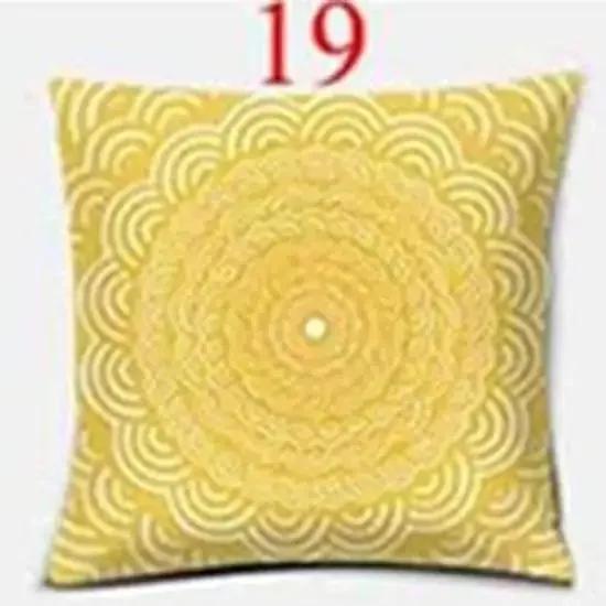 Leuchtend Gelb Einfache Geometrische Serie Kissen Geschenk Heim Büro Dekoration Schlafzimmer Sofa Autokissenbezug