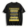 California Hollywood Graphic Casual Tee for Men Women Pure Cotton T-shirt