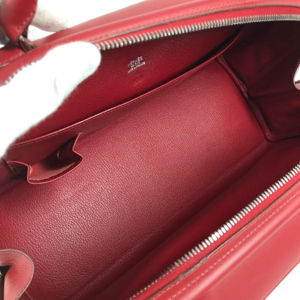 Hermes Sac Anvi 2 36 Bag Mini Duffle Bag Hand Bag Veau Chamonix Red