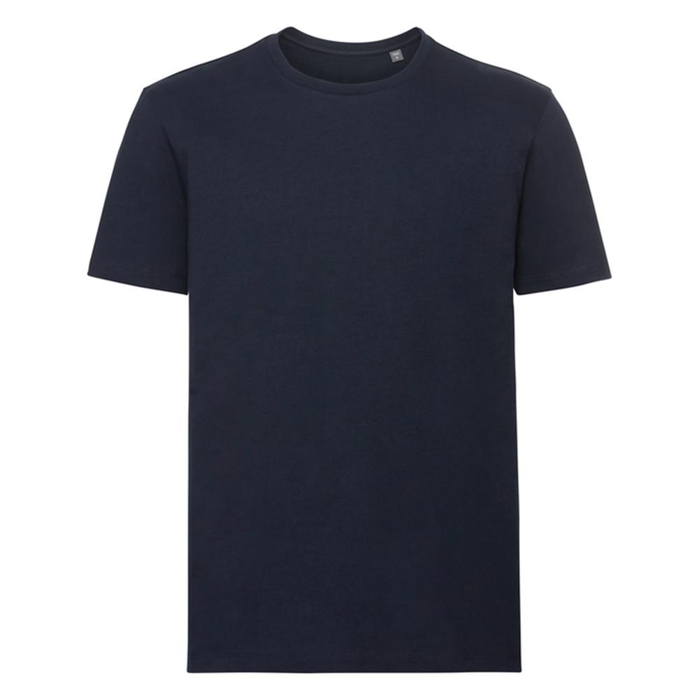 Russell Pure Organic Mens Plain T-Shirt