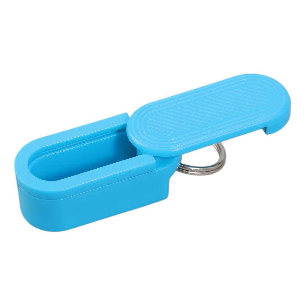 Durable Pills Box Dispenser Keychain Organizer Portable Pills Holders Case Keyring for Outdoor Travel Camping Keyholder