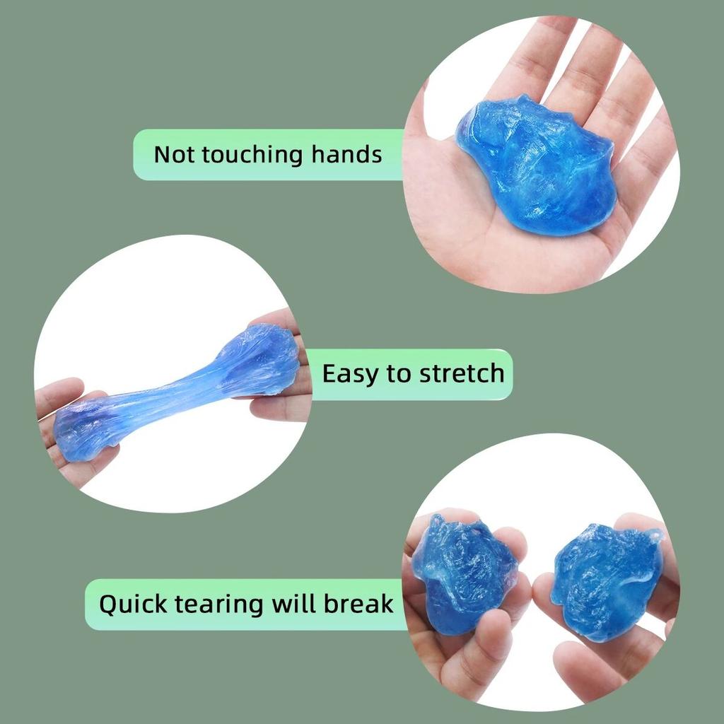 Flüssiger Glas-Schlamm-Slime, DIY handgemacht, lustiger Stressabbau, geruchloser, transparenter Farbslime, lustiges handgemachtes Spielzeug