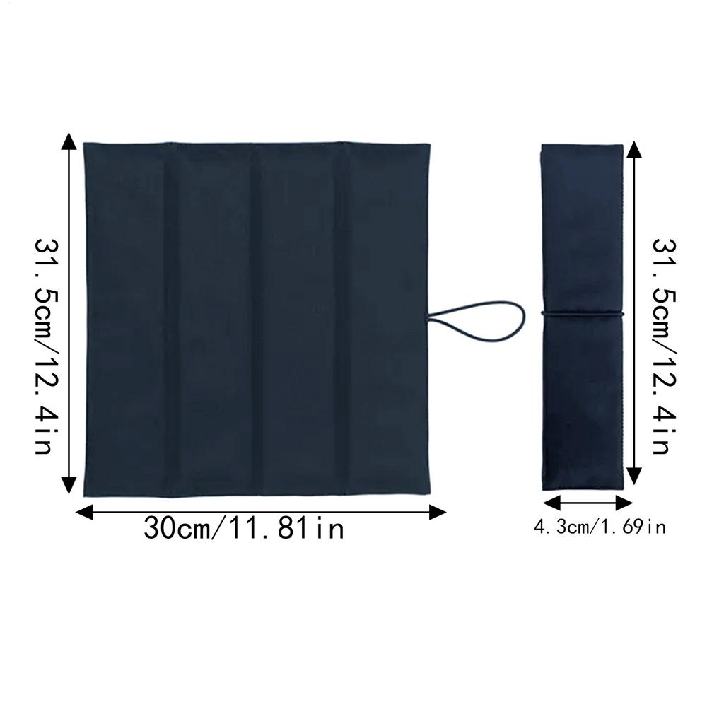 Outdoor Sitting Mat Portable Waterproof Foldable Lightweight Canvas For Camping Fishing Picnic Beach Park Garden Concert Sports
