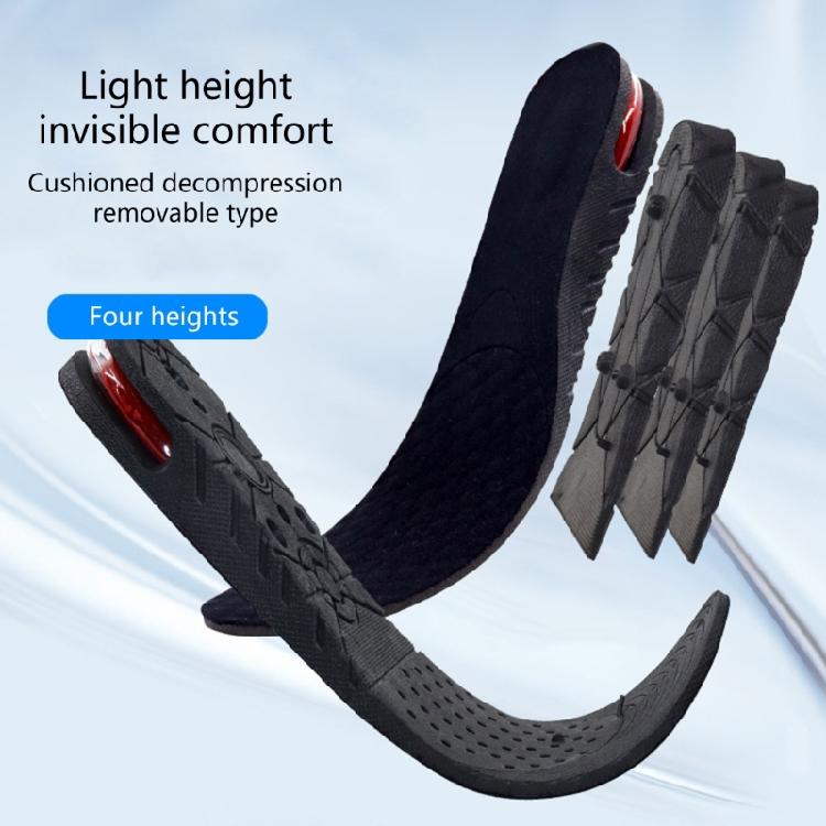 Breathable Height Increase Insole Cushion Invisible Elevator Adjustable Insoles