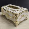 European Style Paper Towel Box for Kitchen, Living Room, Coffee Table, Desktop Paper Storage Box, High-end Restaurant
