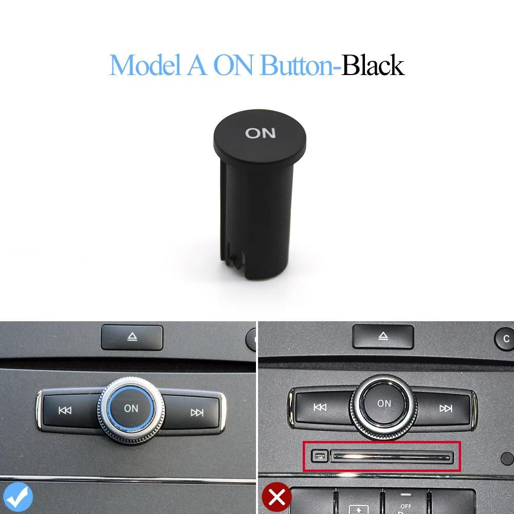 For Mercedes Benz W204 X204 W212 W207 W218 W166 W156 W176 Front Center Console Radio CD Player Button Knob ON Button Switch Cap