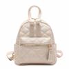 IELGY Mini backpack women's rhombus fashion wild solid color shopping small bag