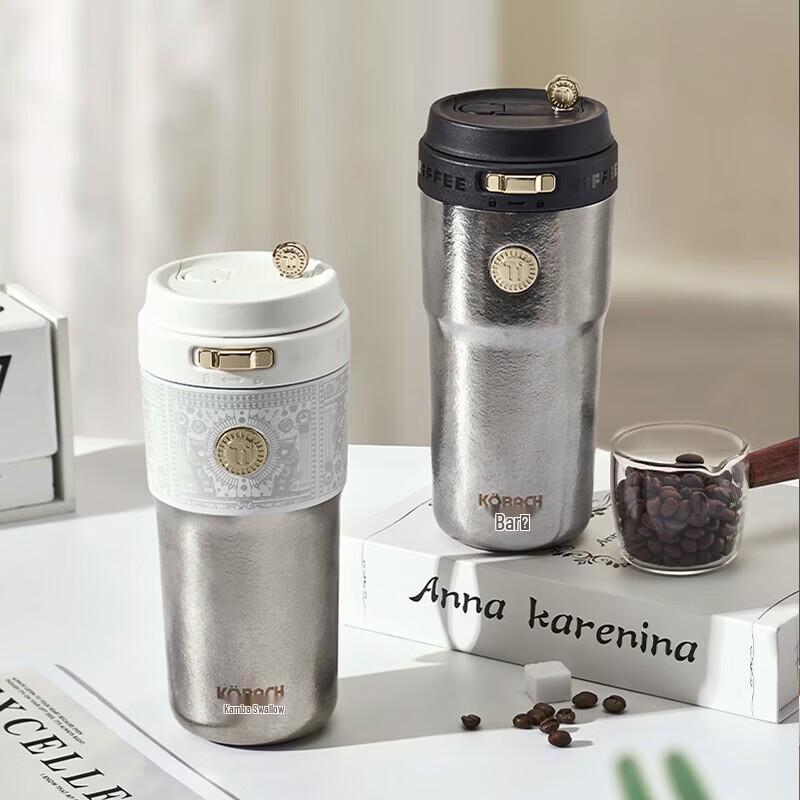 

KOBACH Pure Titanium Insulated Dual-Drink Mug
