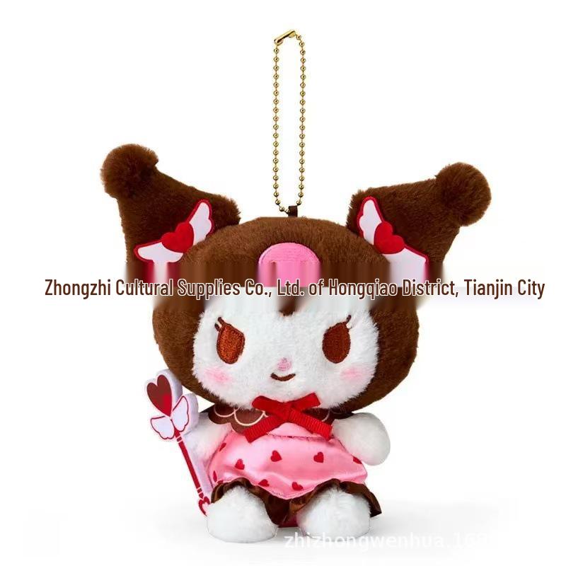 

Волшебная палочка Сердечко Sanrio Ограниченная серия Розовый кулон с фигурками Hello Kitty и Kuromi