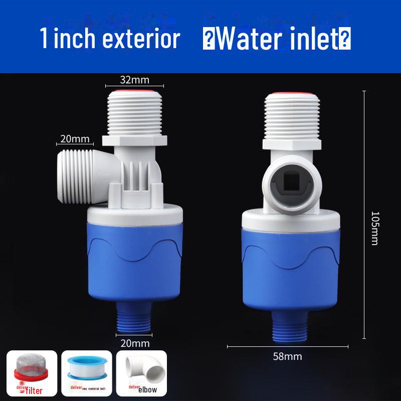 Válvula de Flotador Automática Controlador de Nivel de Agua para Tanques