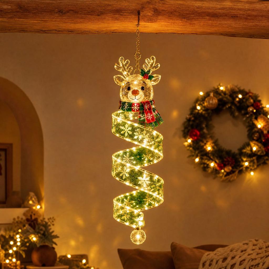Cute Portable Novelty Christmas Tree Hanging Ornament for Holiday Home Decoration