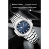 Top Brand Steel Belt Calendar Fashion Men's Watch Luminous Waterproof Fashion Watch