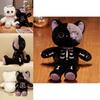 New Stock Skull Cat Plush Toy Glowing And Cute Cartoon Gift For Couples Ideal For Christmas And Valentine's Day